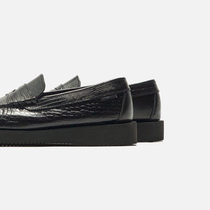 Sebago x Engineered Garments Loafer - Exotic Black