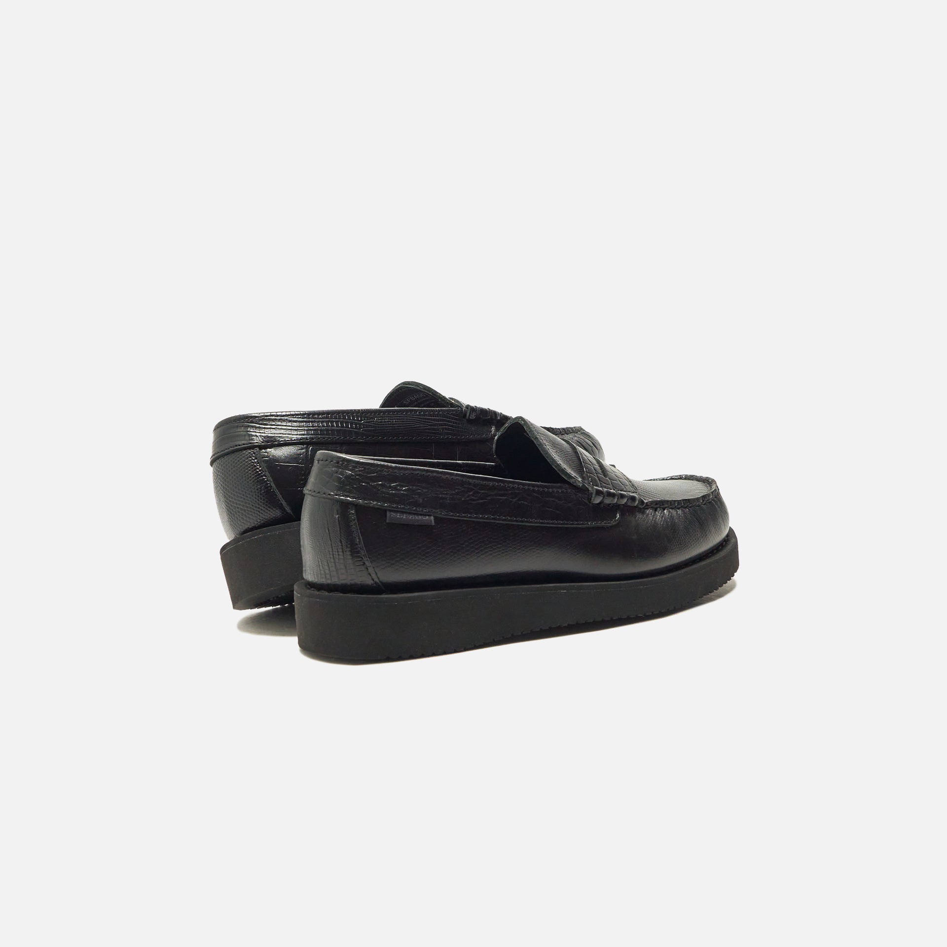 Sebago x Engineered Garments Loafer - Exotic Black