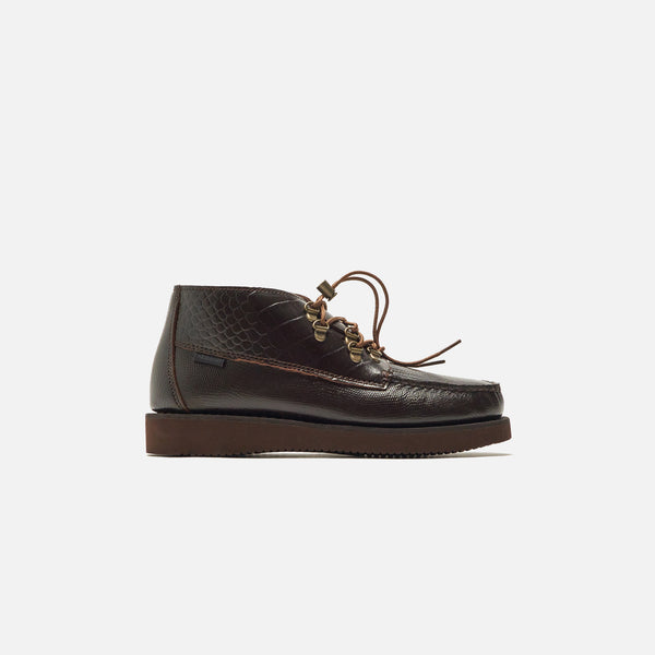 Sebago x Engineered Garments Overlap Mid - Dark Brown – Kith