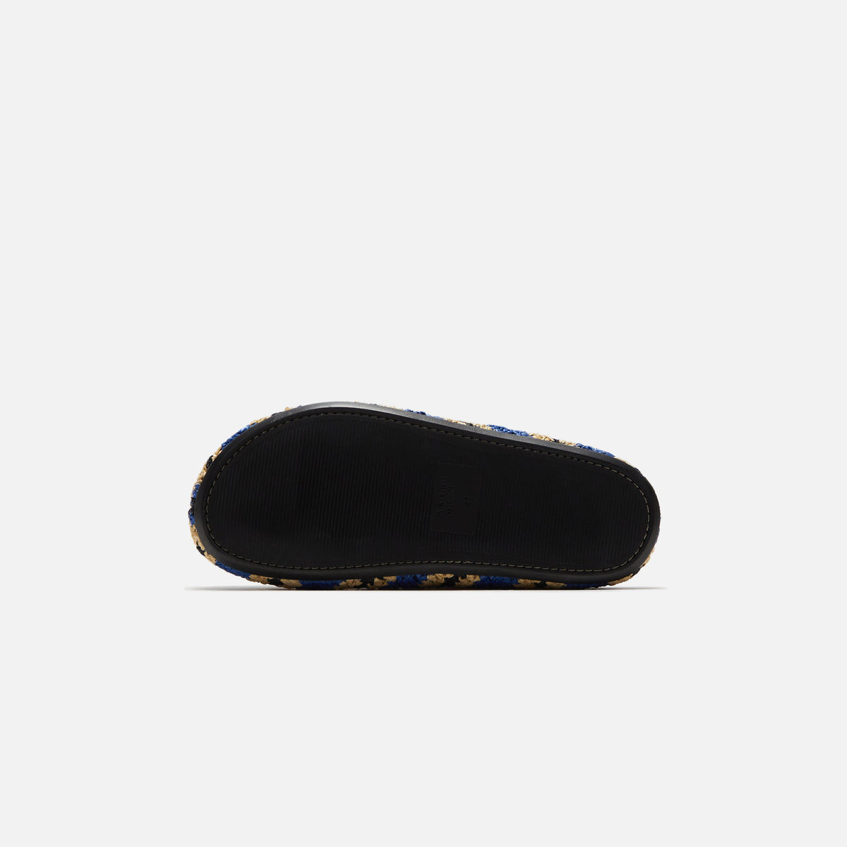 Marni x No Vacancy Inn Fussbett Sabot Rafia Waves - Blue / Natural