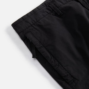 Stone Island Garment Dyed Cotton Twill Pant - Black