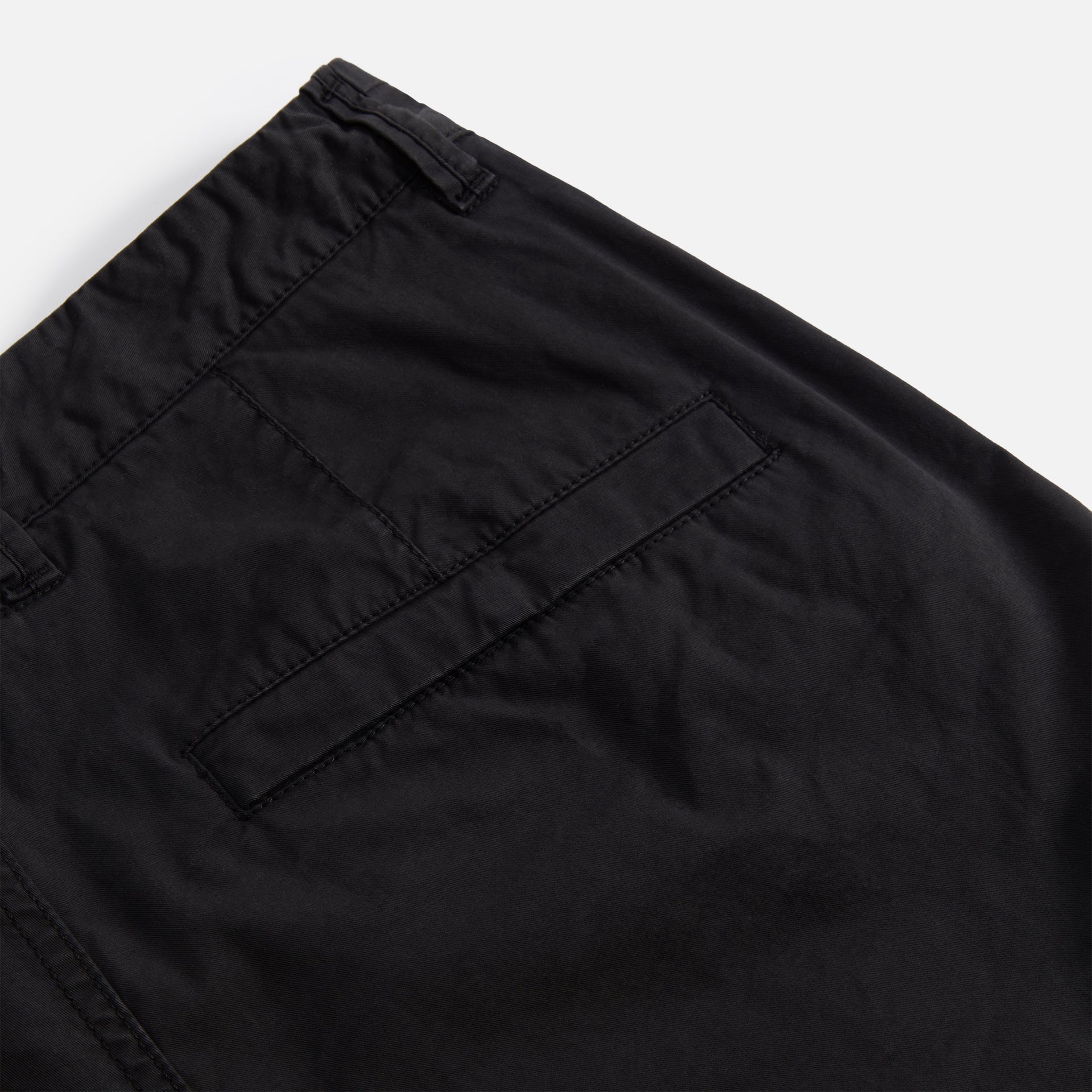 Stone Island Garment Dyed Cotton Twill Pant - Black