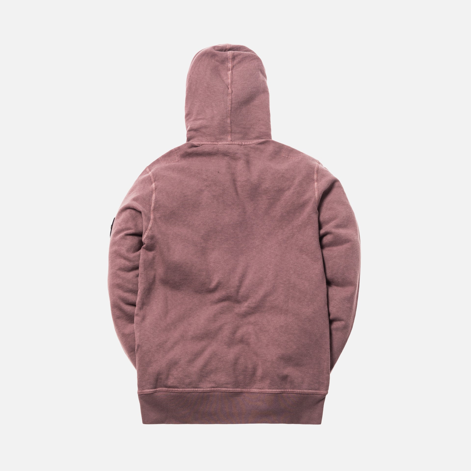 Stone Island Garment Dyed Old Effect Hoodie - Rose Quartz