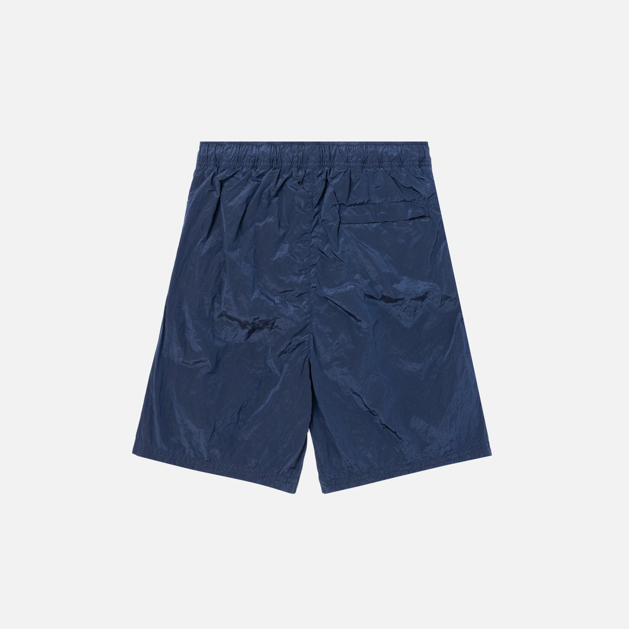 Stone Island Nylon Metal Mid Length Garment Dyed Logo Swim Short