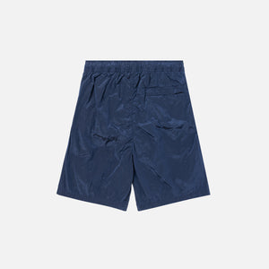 Stone Island Nylon Metal Mid Length Garment Dyed Logo Swim Short - Blue Marine