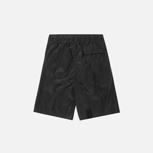 Stone Island Nylon Metal Mid Length Garment Dyed Logo Swim Short - Black