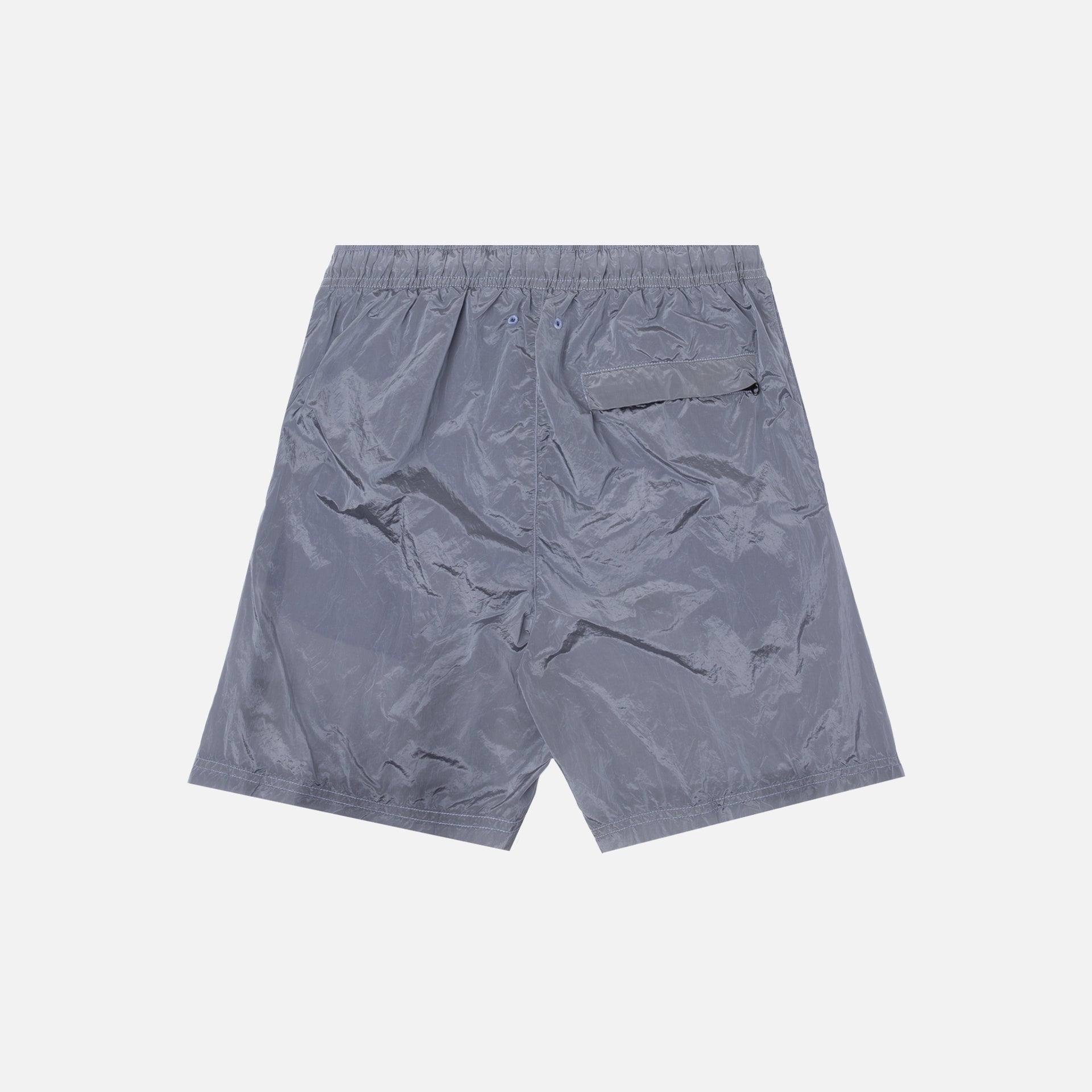 Stone Island Nylon Metal Mid Length Garment Dyed Logo Swim Shorts - Lavender