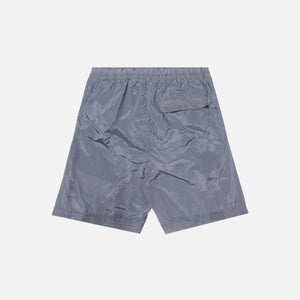 Stone Island Nylon Metal Mid Length Garment Dyed Logo Swim Shorts - Lavender