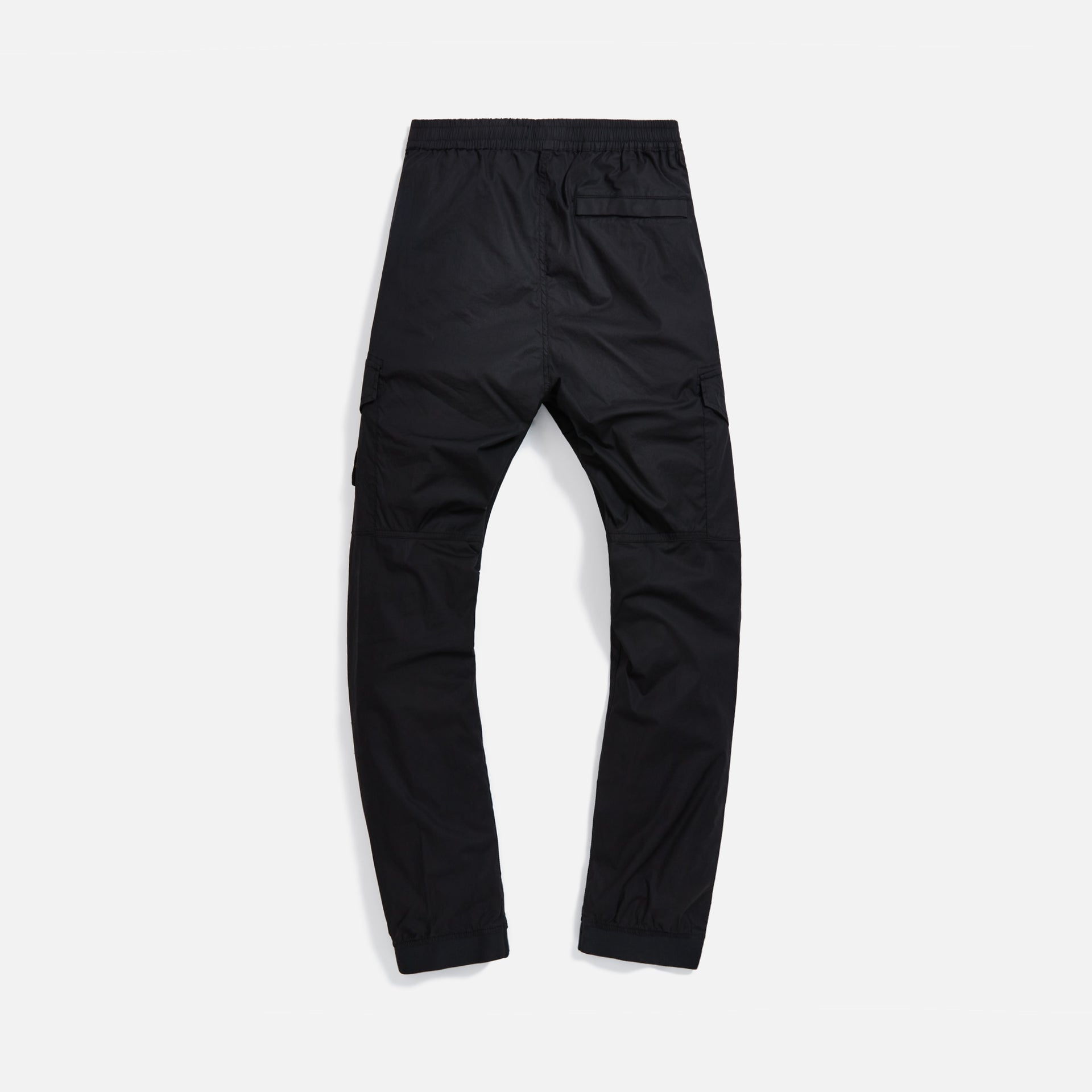 Stone Island Garment Dyed Stretch Cotton Pants - Black