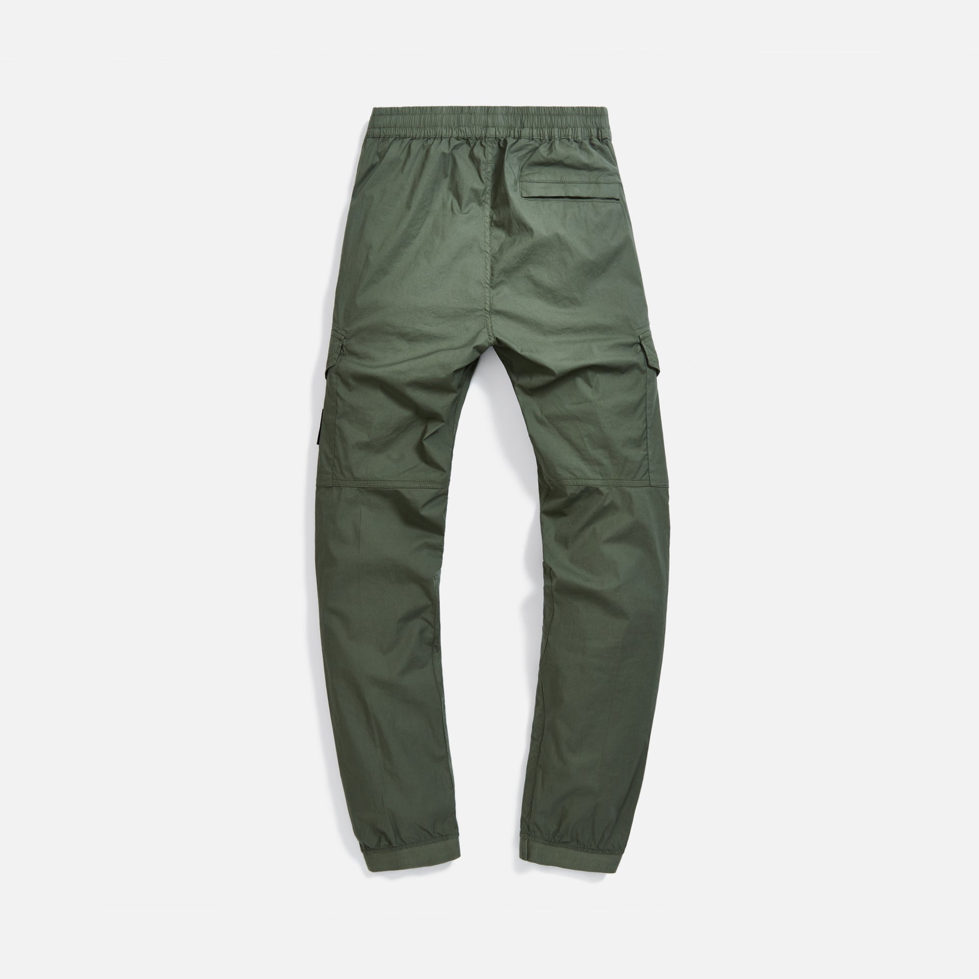 Stone Island Garment Dyed Stretch Cotton Pants - Olive