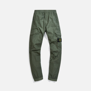 Stone Island Garment Dyed Stretch Cotton Pants - Olive
