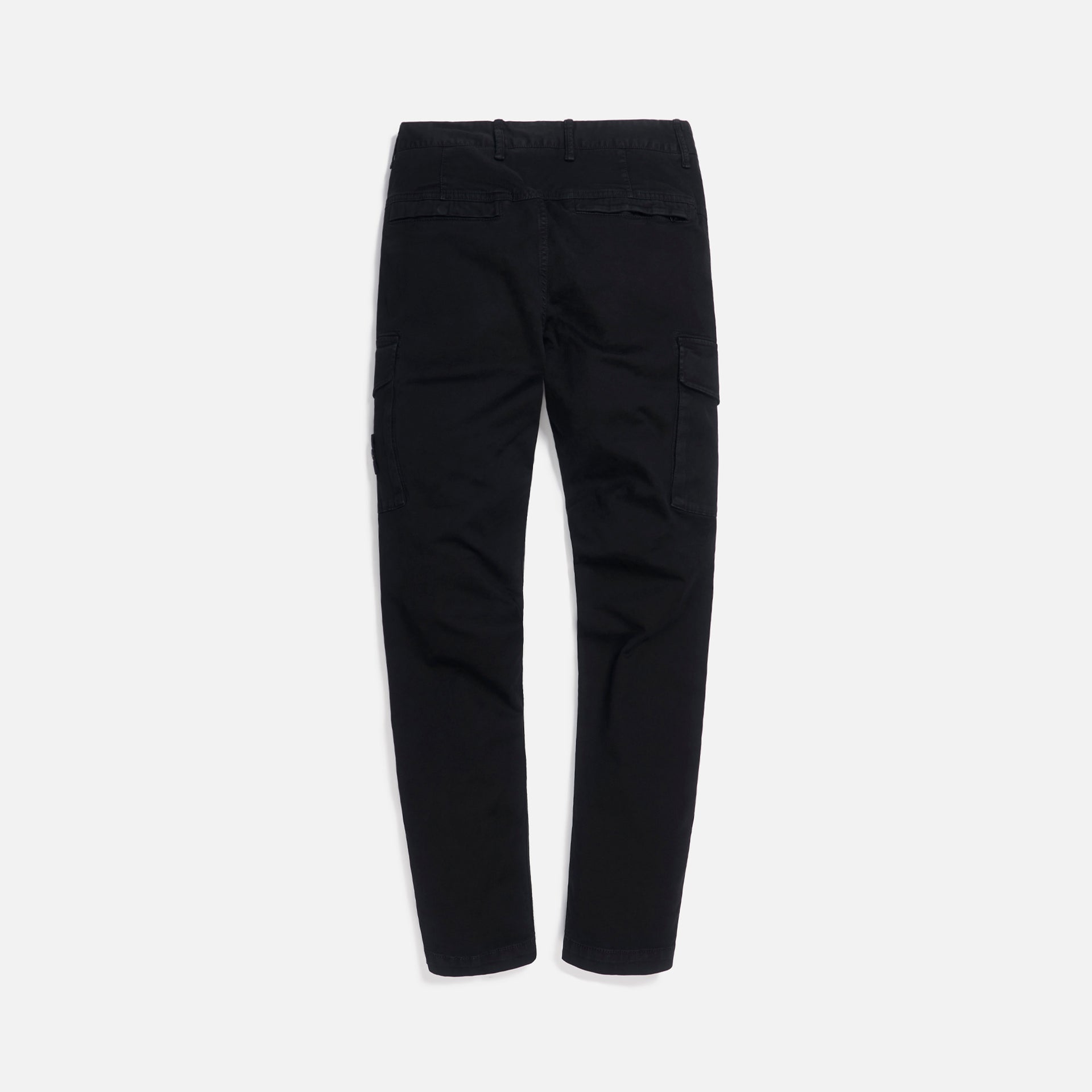 Stone Island Stretch Broken Twill Garment Dyed Pants - Black