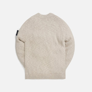 Stone Island Cotton Wool Melange Knitwear - Butter