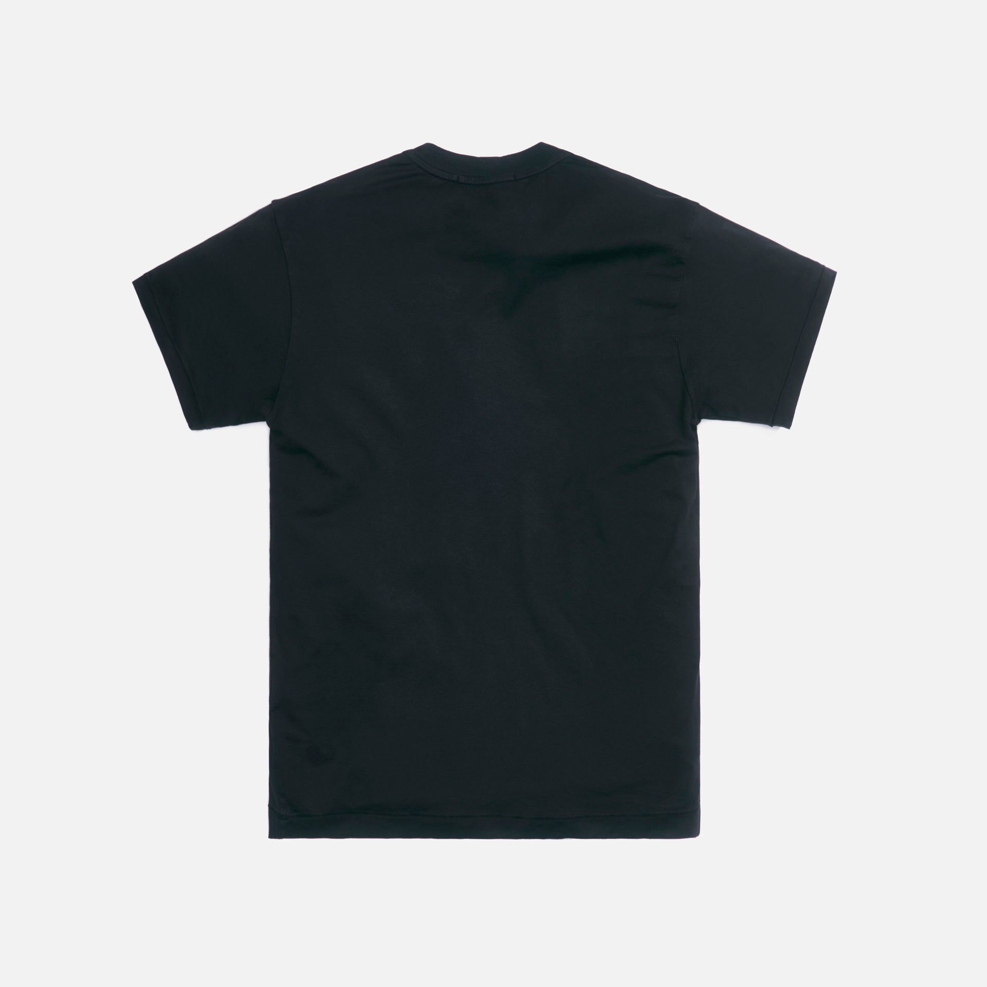 Stone Island 60/2 Cotton Jersey Garment Dyed Polo Shirt - Black
