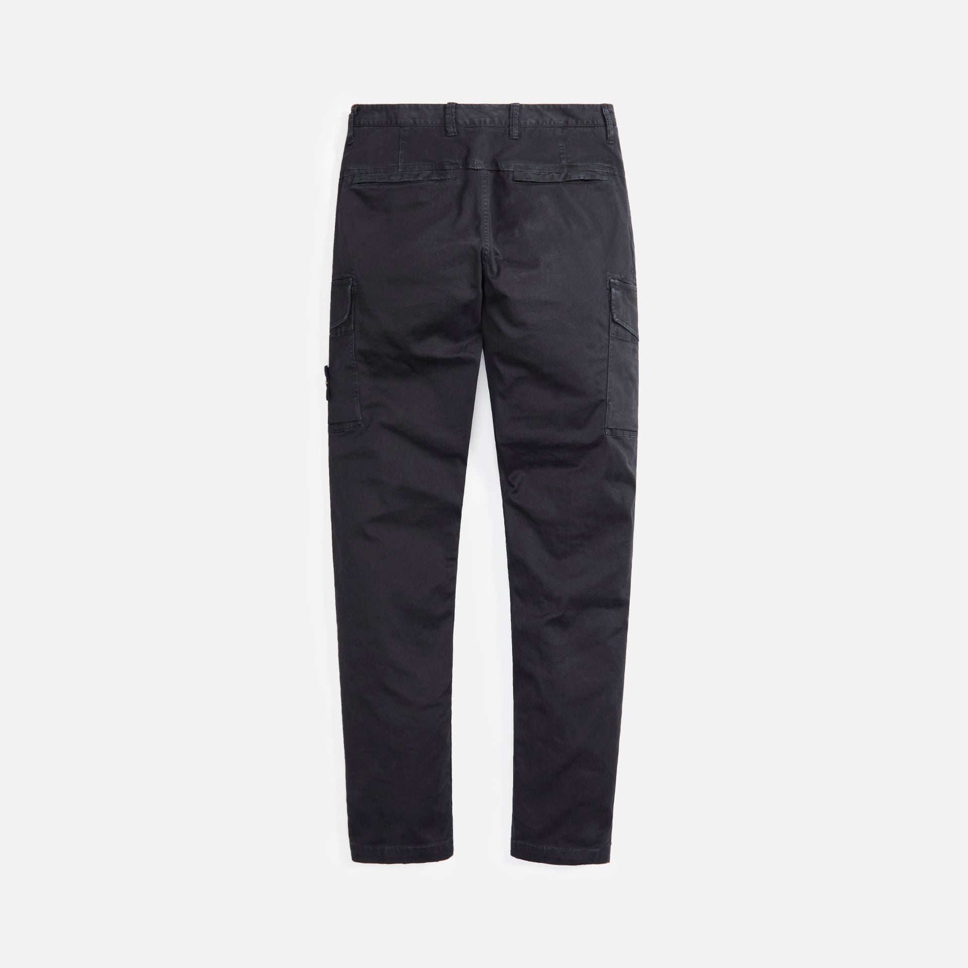 Stone Island Stretch Broken Twill Cotton Garment Dyed Old Effect - Black