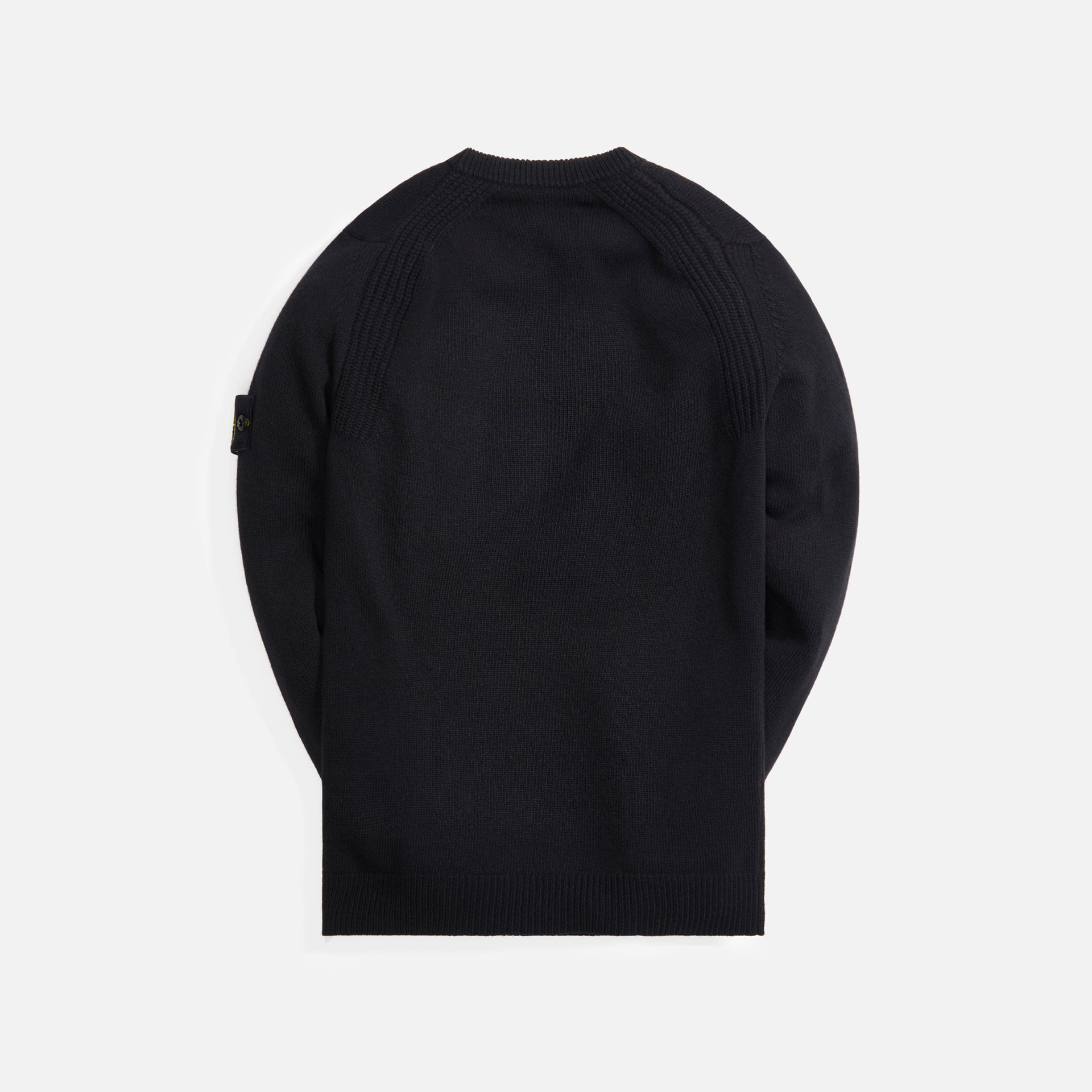 Stone Island Lambswool Naslan Crewneck Sweater - Black