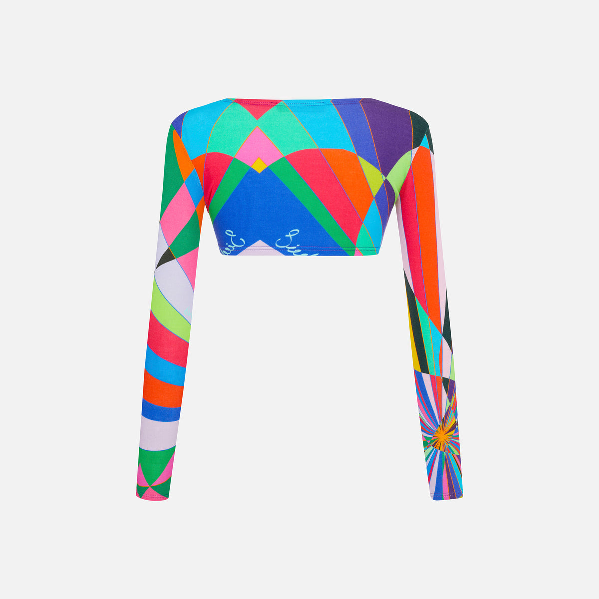 Siedrés Juno Crop Top - Diamond Print