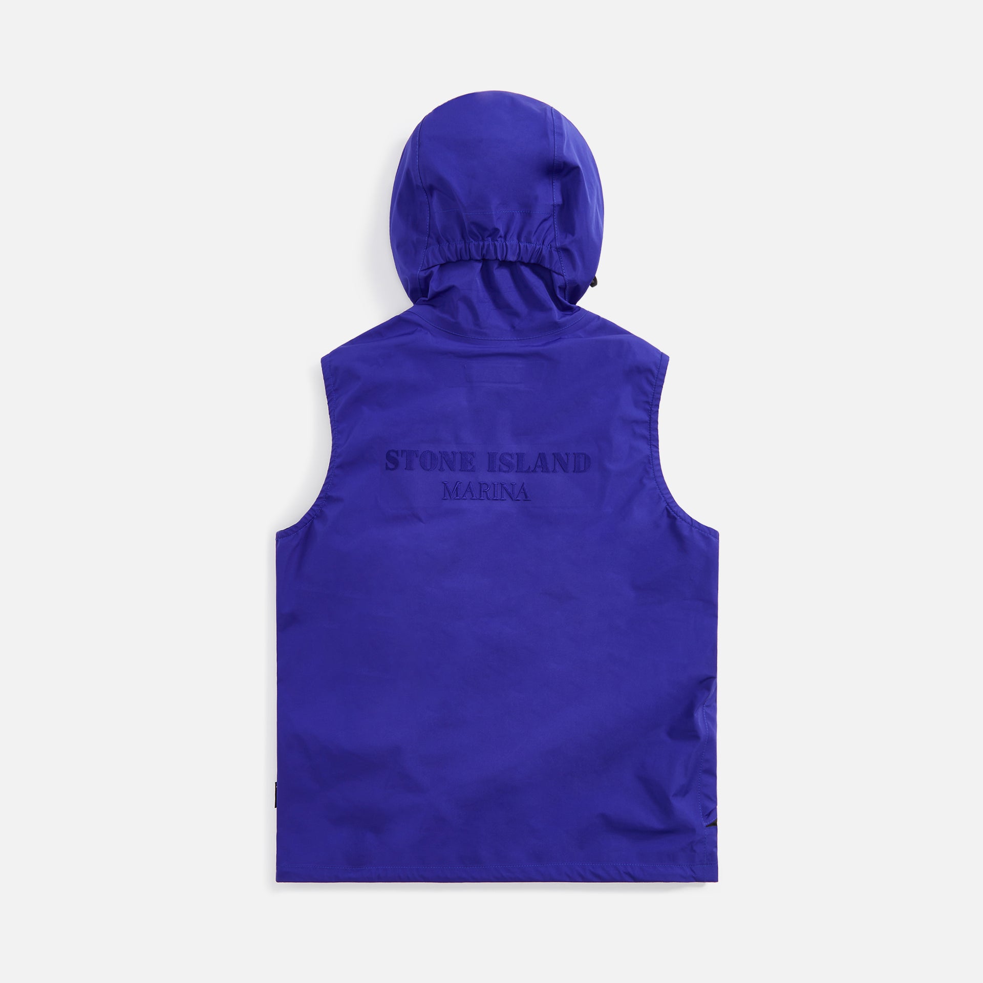 Stone Island Hooded Vest - Bright Blue