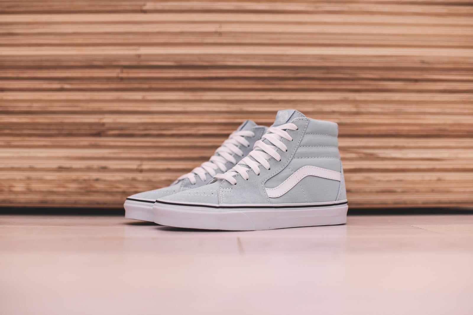 Vans Sk8-Hi - Baby Blue / White