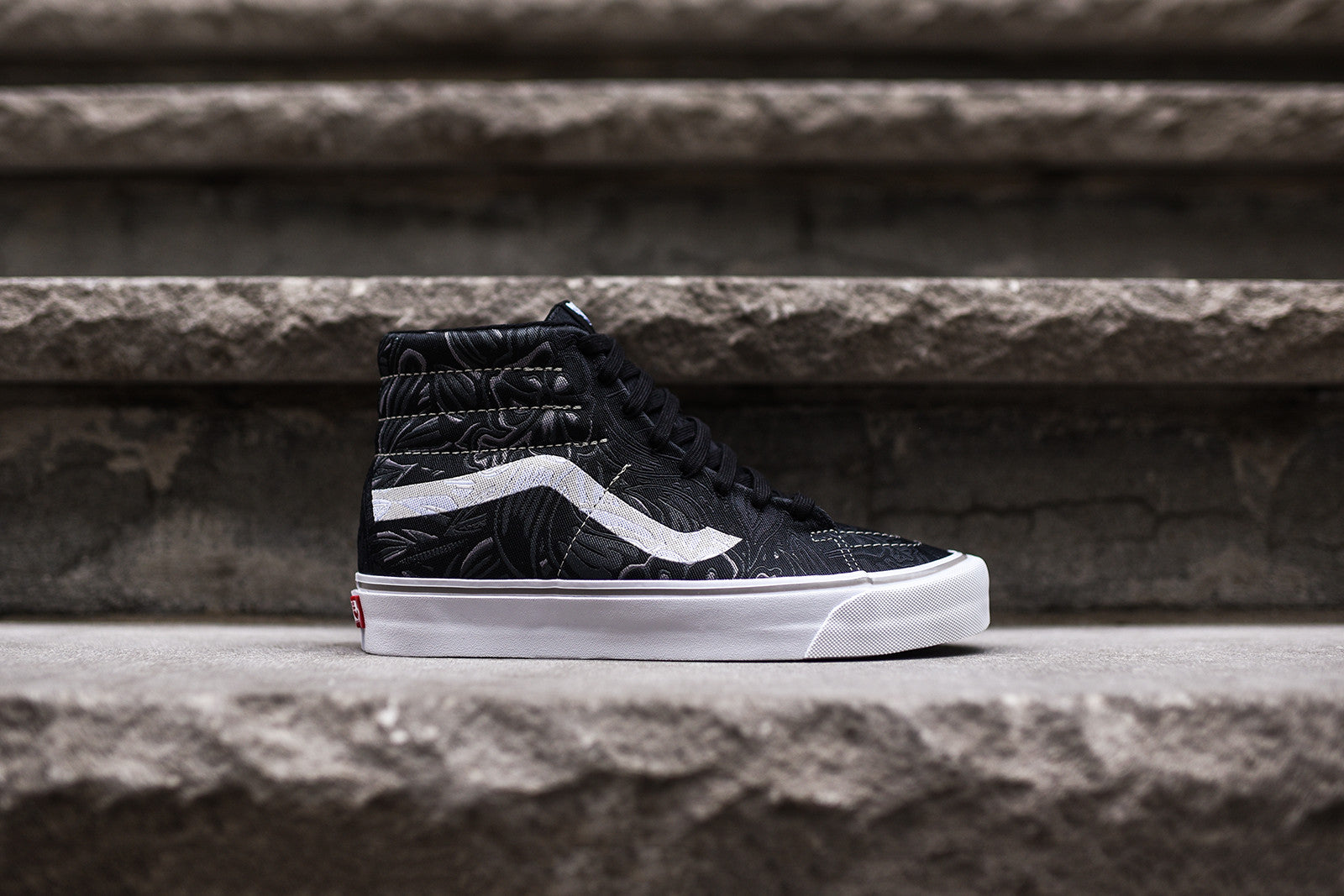 Vans Vault Sk8 Hi Black White Kith