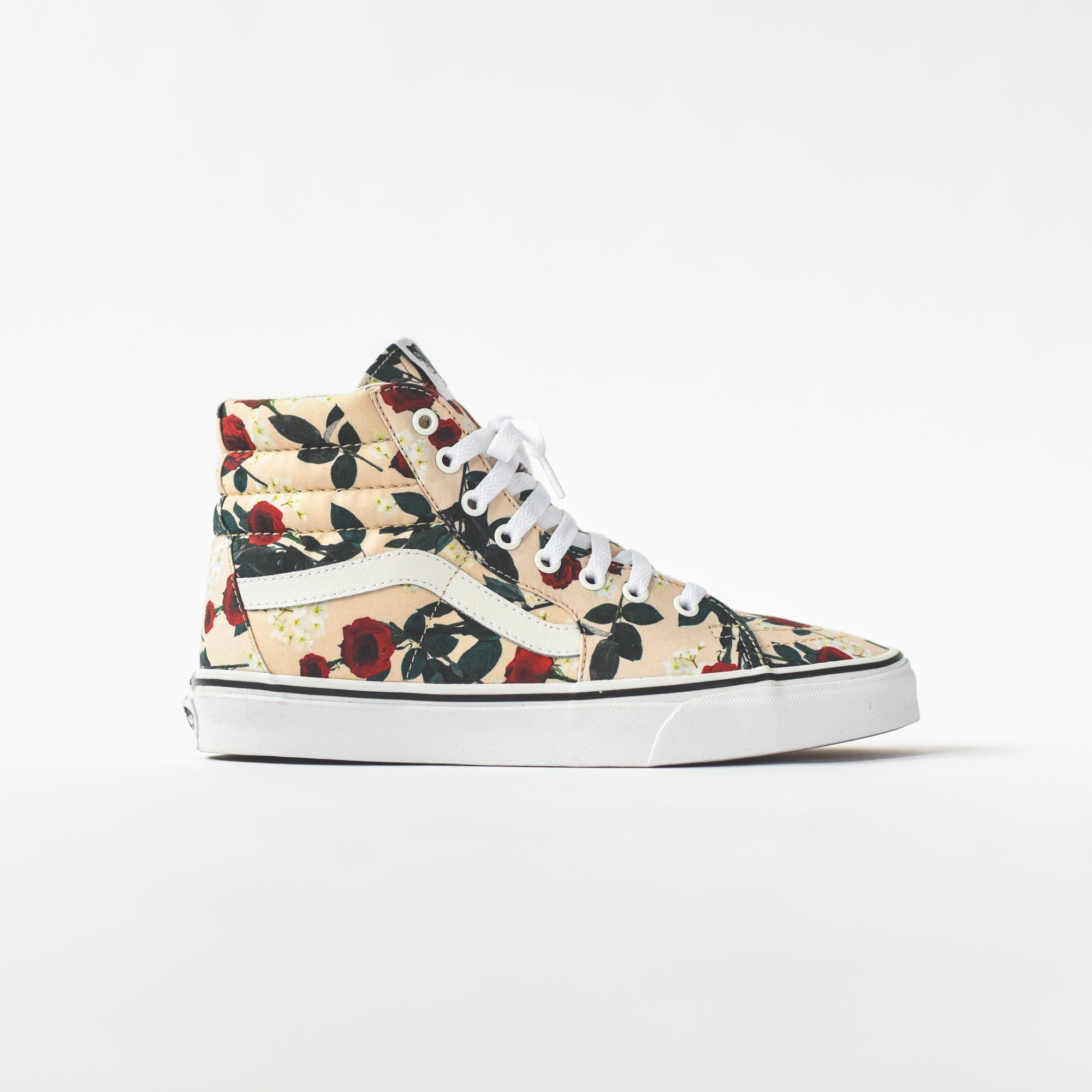 Vans WMNS Sk8 Hi Roses Sand Dollar True White Kith