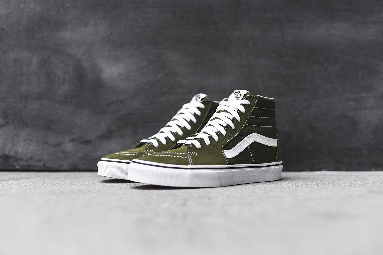 Vans Sk8-Hi - Winter Moss / True White