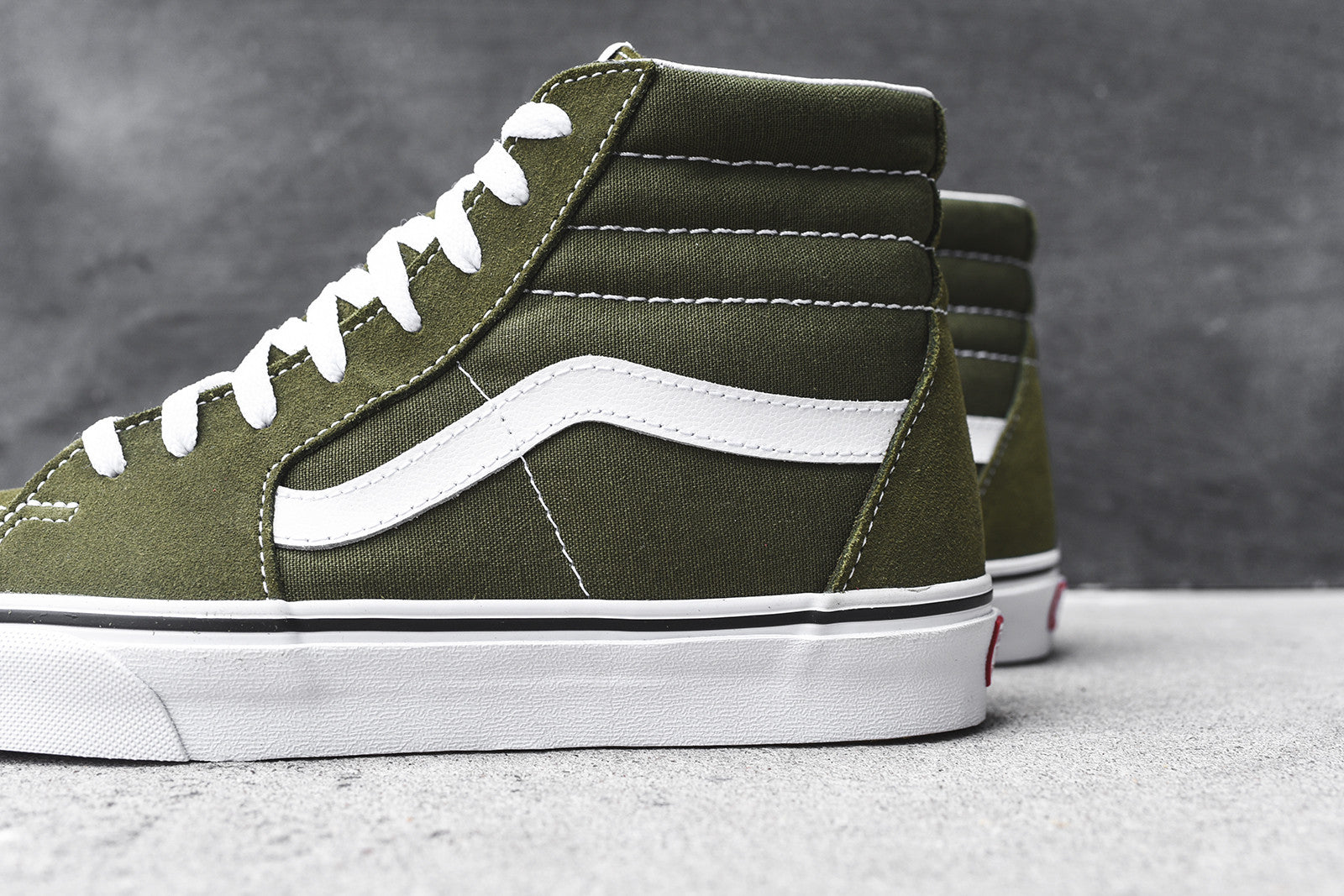 Vans Sk8-Hi - Winter Moss / True White
