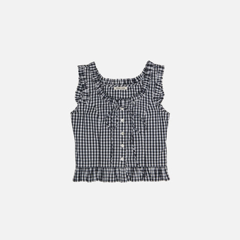 Sandy Liang Qooze Top - Gingham