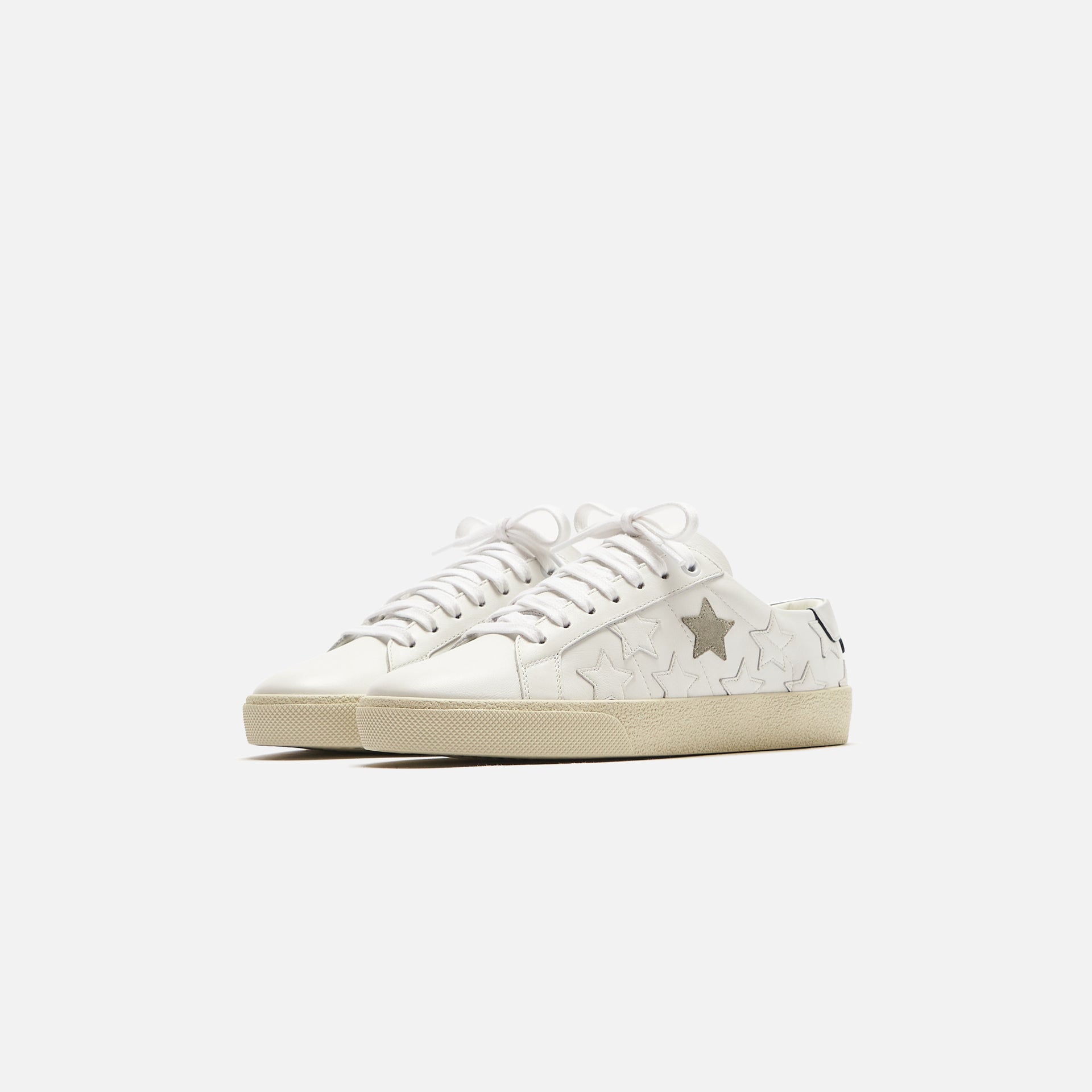 Saint Laurent WMNS Court Classic SL/06 - White / Pink Stars