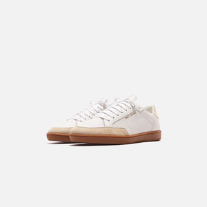 Saint Laurent SL10 Low Top Sneaker - White / Cream