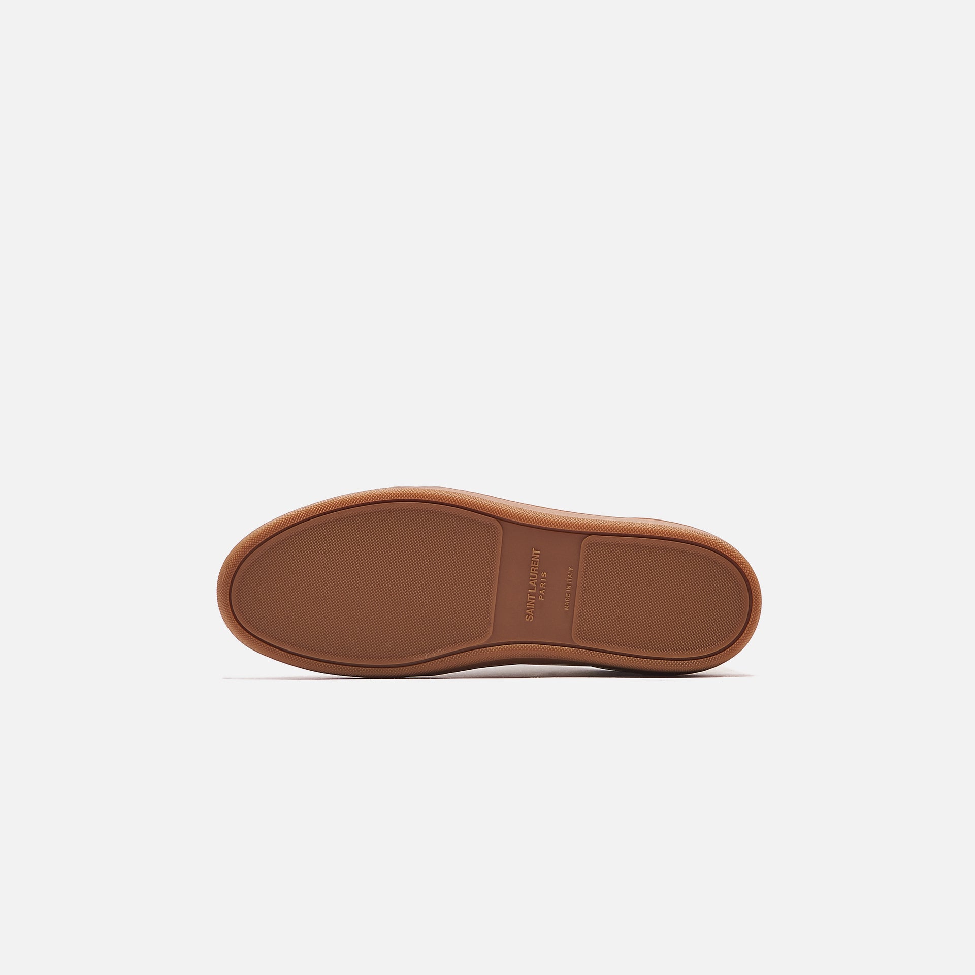 Saint Laurent SL/10 Low Top Sneaker - White / Tan