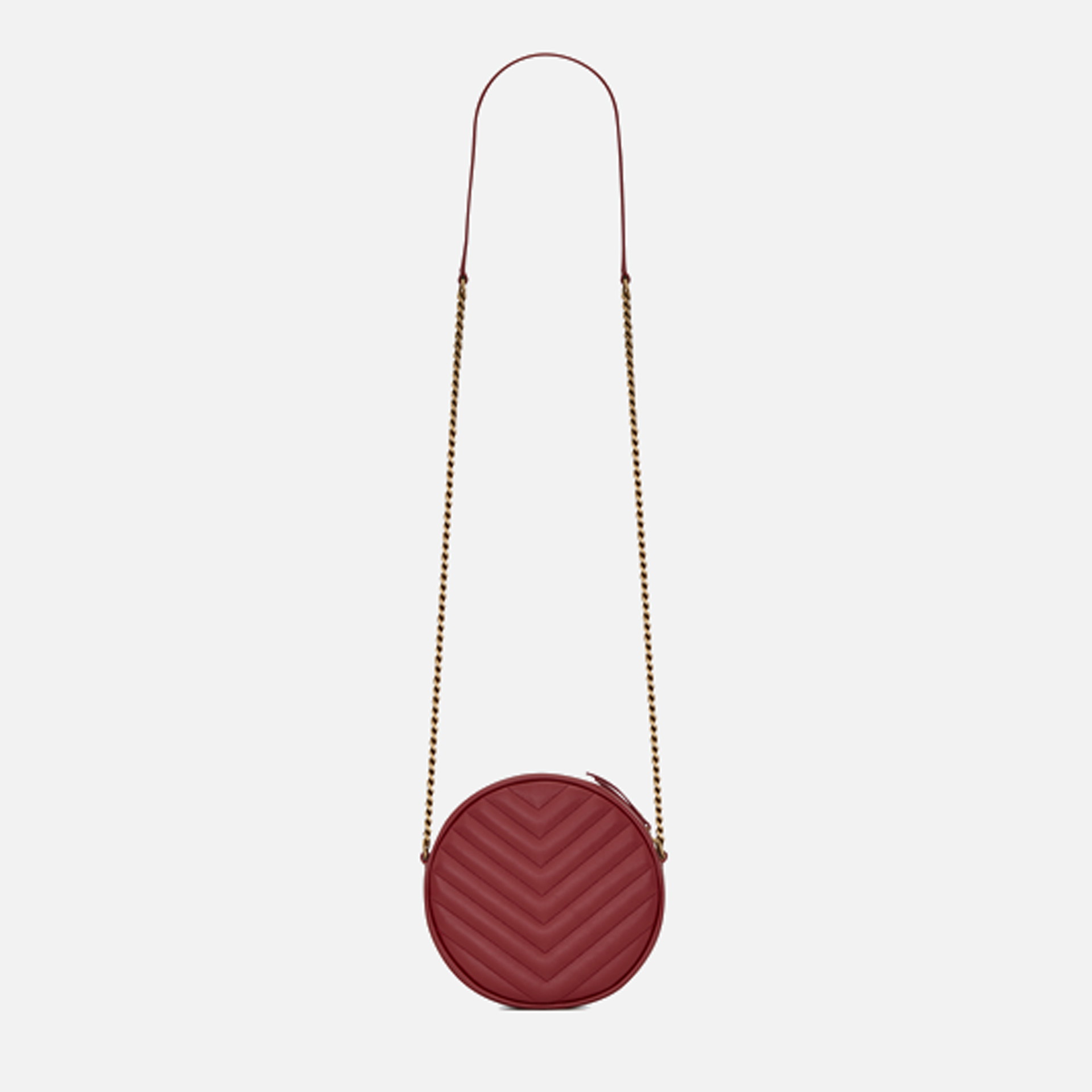 Saint Laurent Round Camera Bag - Red