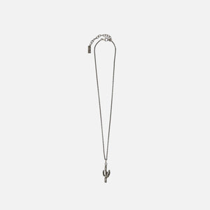 Saint Laurent Cactus Necklace - Silver