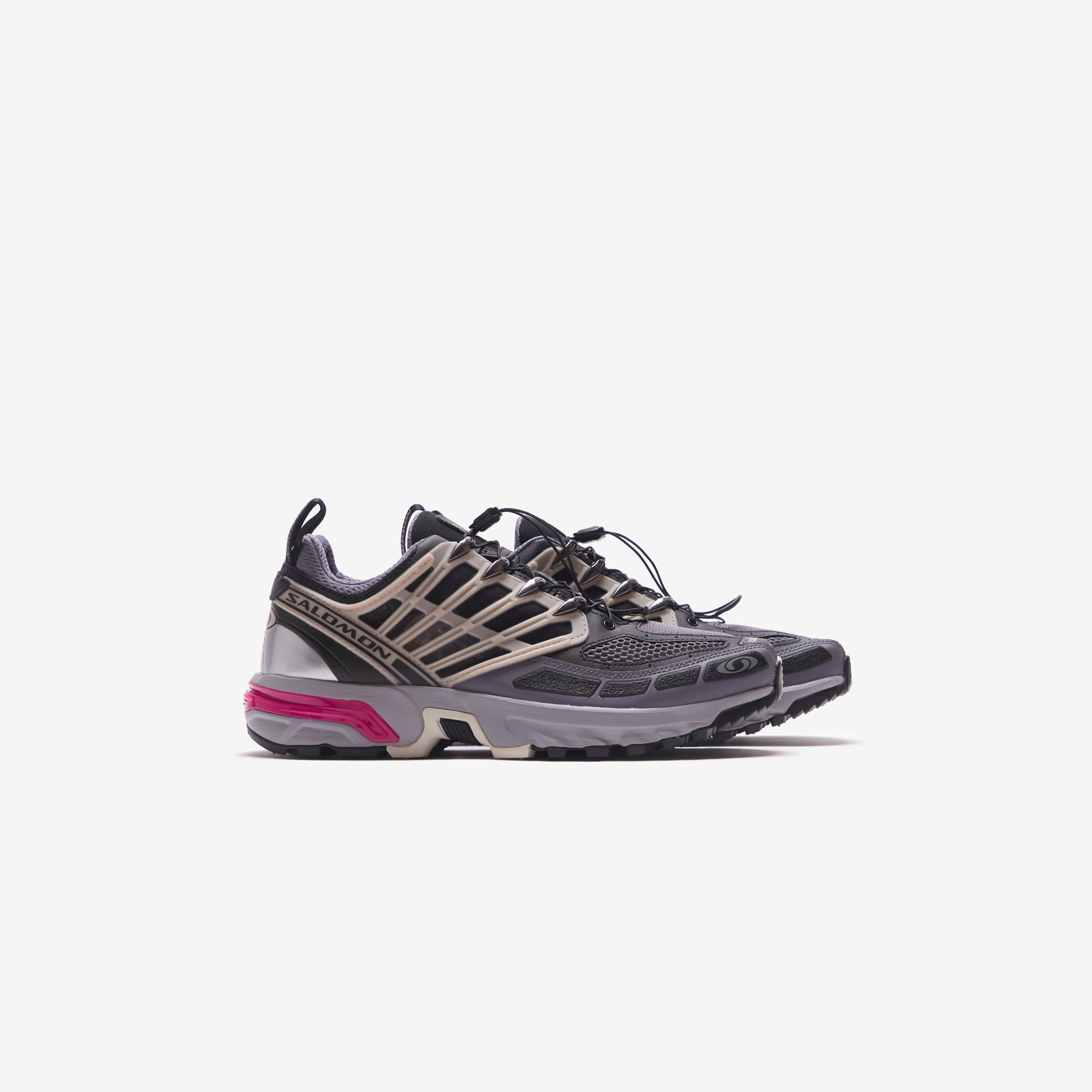 靴 Salomon ACS PRO ADVANCED Feather Grey Salomon ACS Pro Advanced - Black / Alloy / Feather Gray – Kith