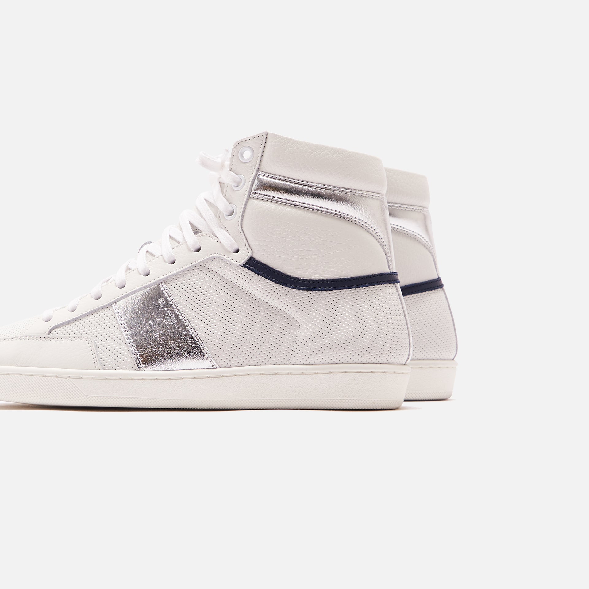 Saint Laurent 10 High Top Sneaker - Blanc Optqiue