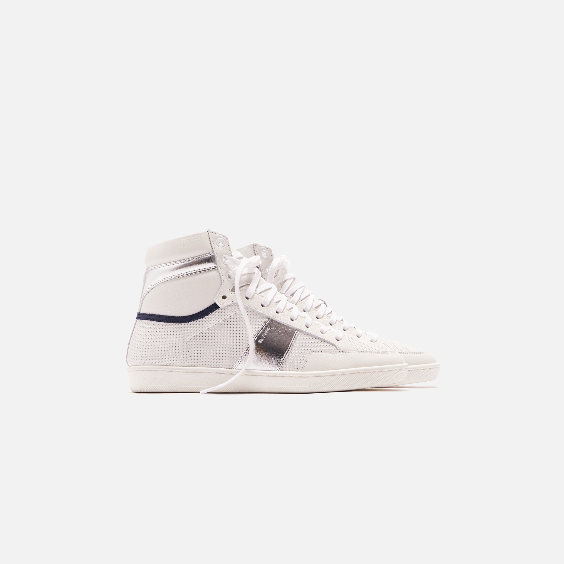 Saint Laurent 10 High Top Sneaker - Blanc Optqiue