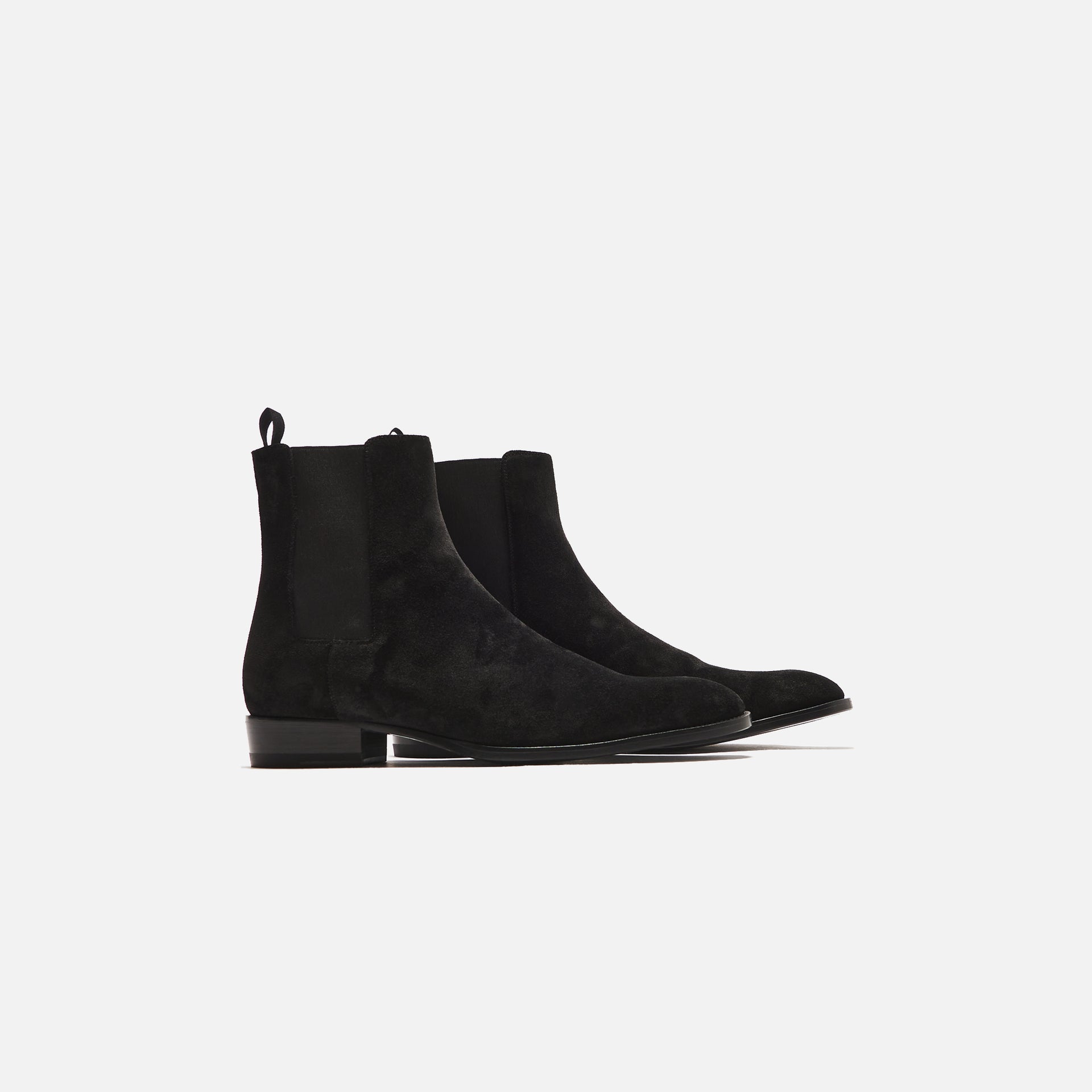 Saint Laurent Wyatt Chelsea 30mm - Suede Noir