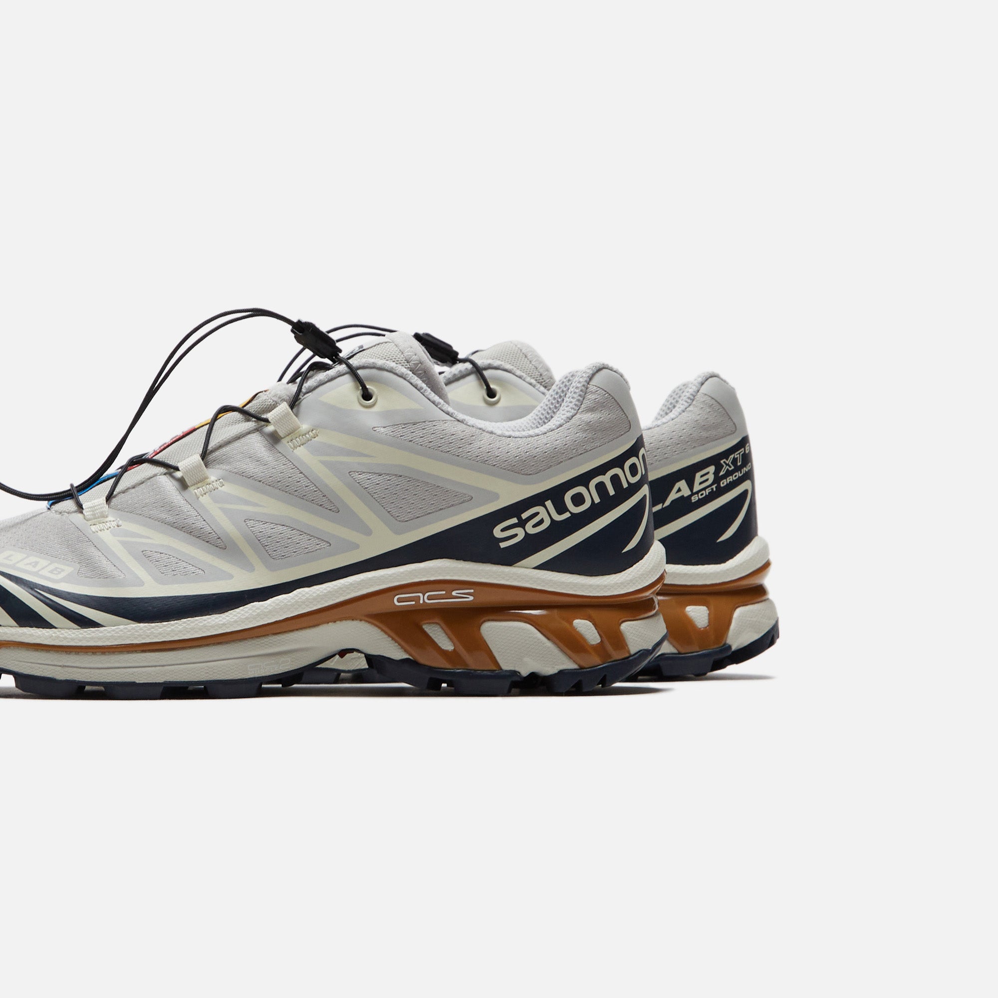 Salomon XT-6 - Lunar Rock / Dark Sapphire / Rubber – Kith