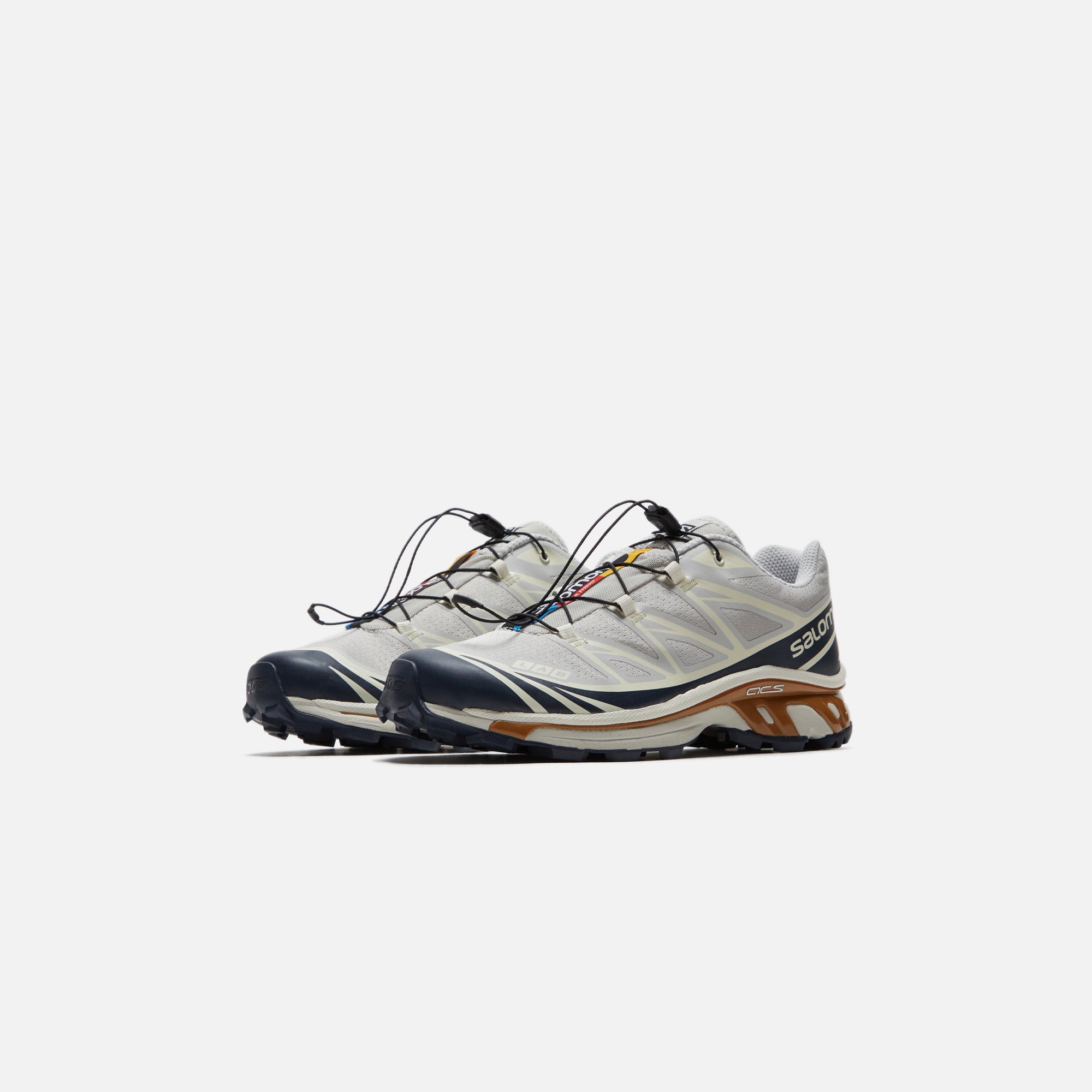 Salomon XT-6 - Lunar Rock / Dark Sapphire / Rubber – Kith