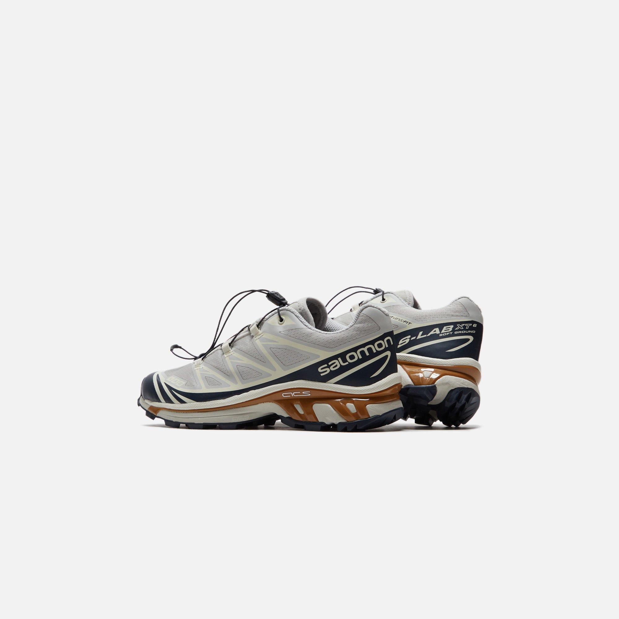 Salomon XT-6 - Lunar Rock / Dark Sapphire / Rubber – Kith