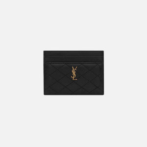 Saint Laurent YSL Chevron Card Holder - Noir – Kith