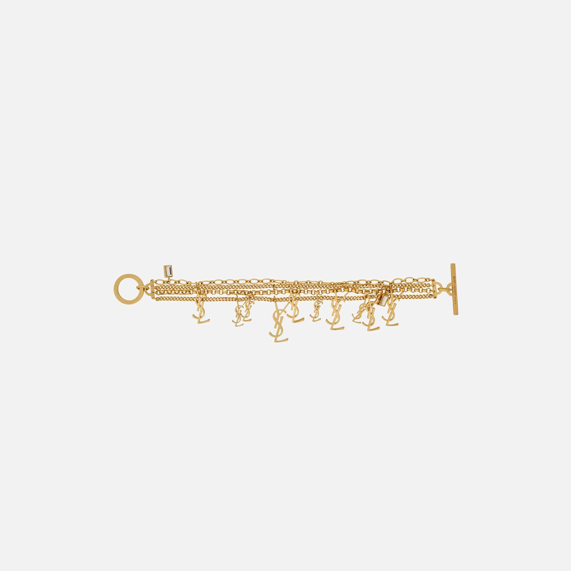 Saint Laurent YSL Charm Braclet - Gold