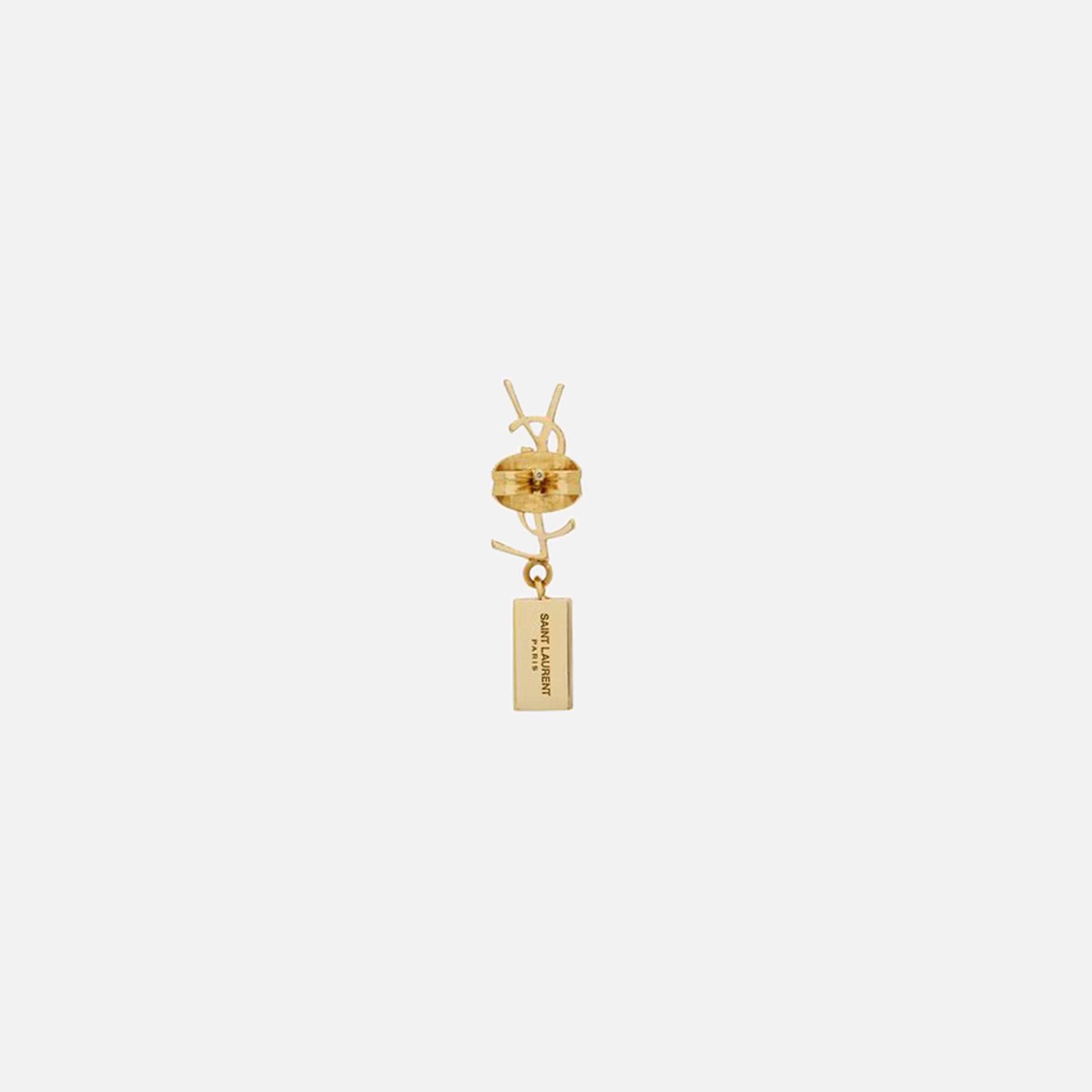 Saint Laurent YSL Single Pampil Earring - Gold
