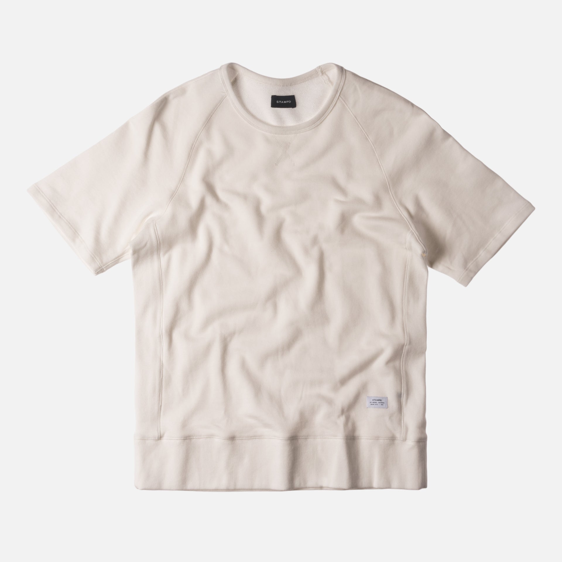 Stampd Field Short Sleeve Pullover - White