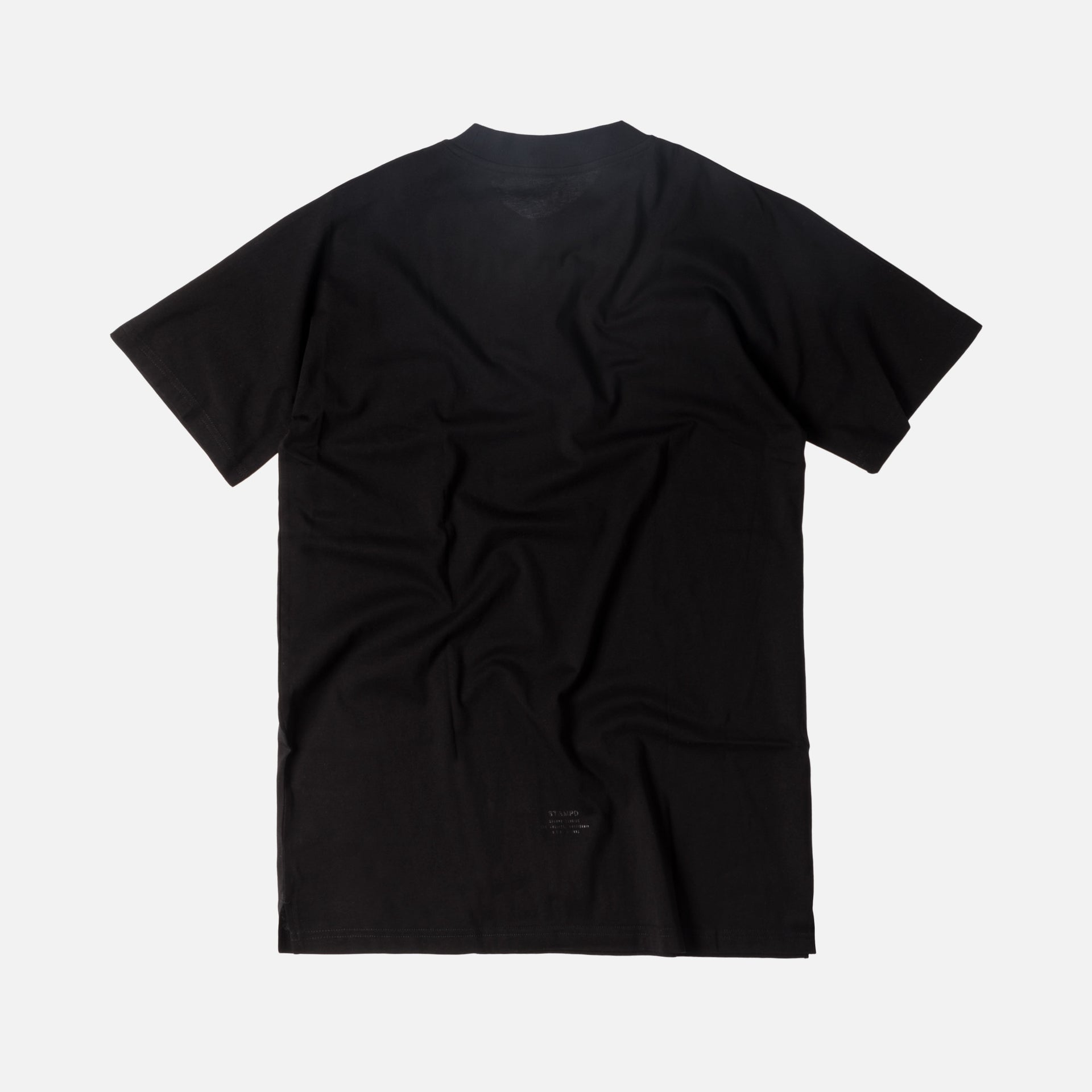 Stampd Mock Neck Pocket Tee - Black