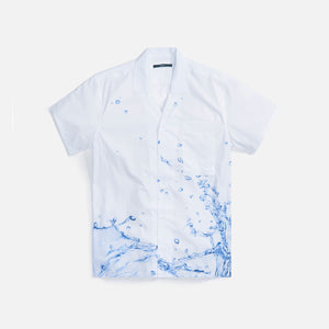 Stampd Printed Camp Collar Button Down - White