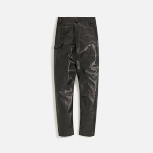 Stampd Faux Leather Carpenter Pant - Black