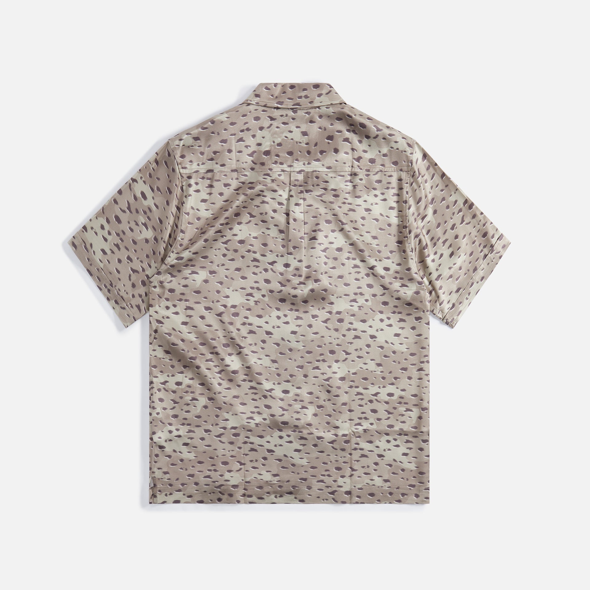 Stampd Printed Camp Collar Buttondown - Camo Leopard