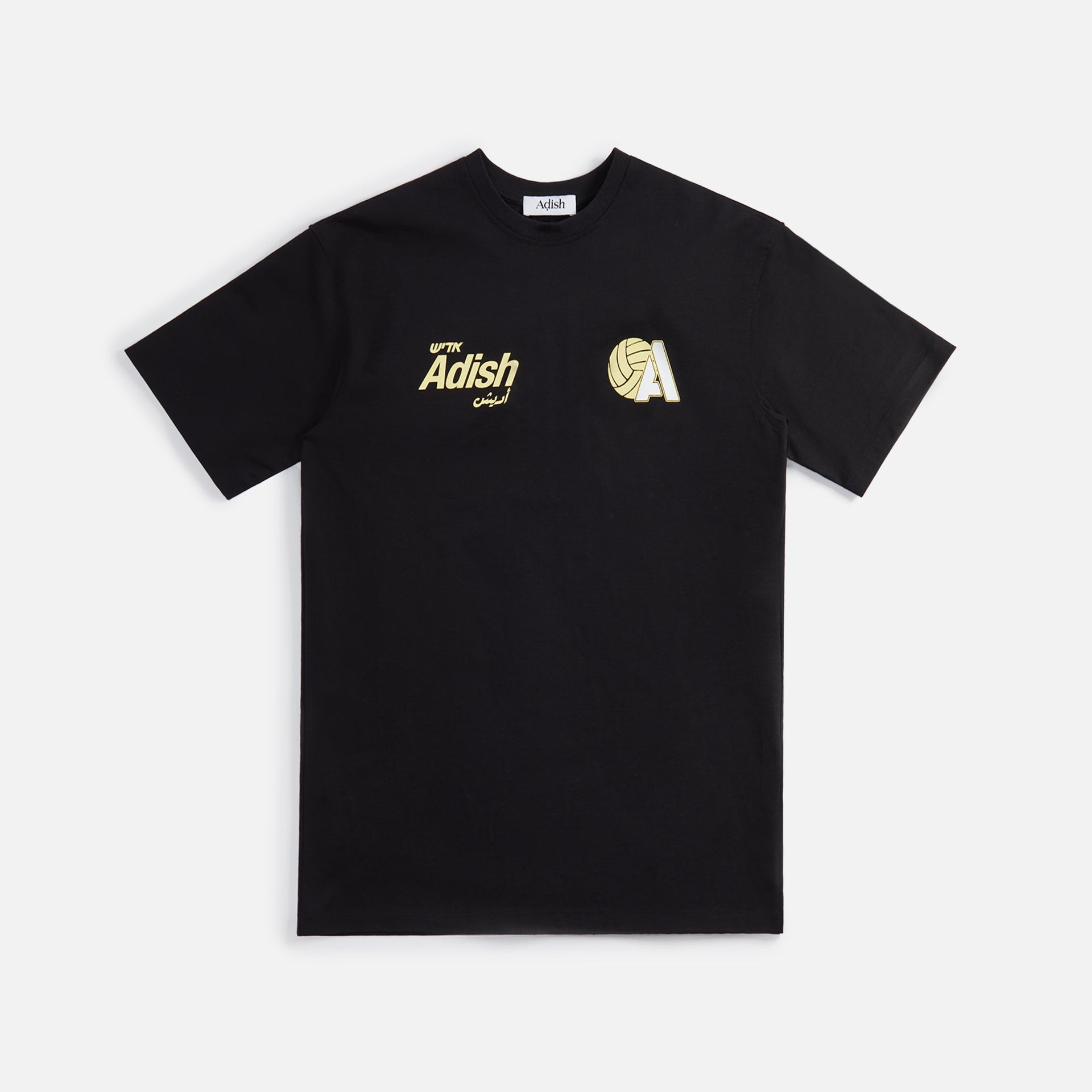 Adish Kora Logo Tee - Off Black