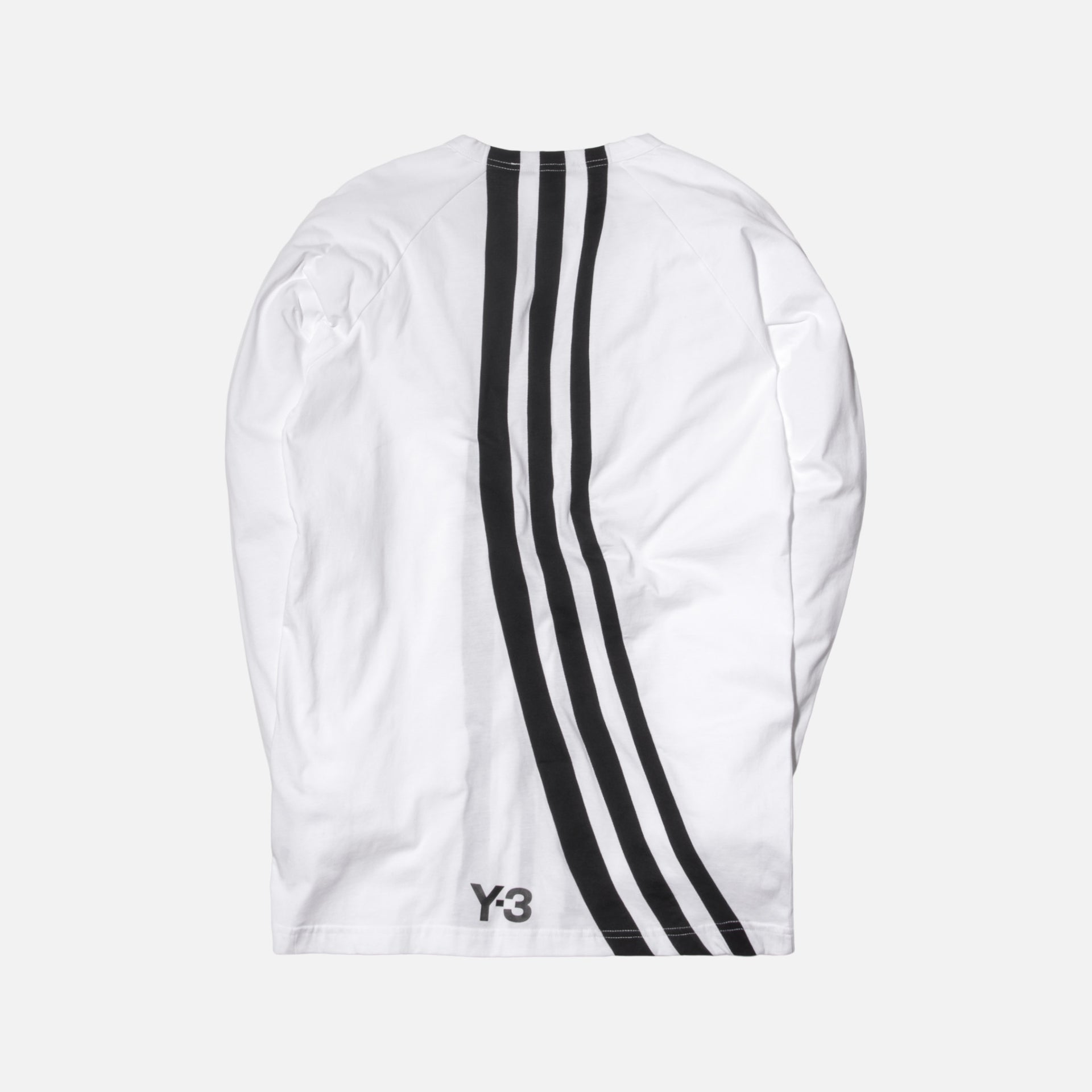 Y-3 3-Stripes L/S Tee - White